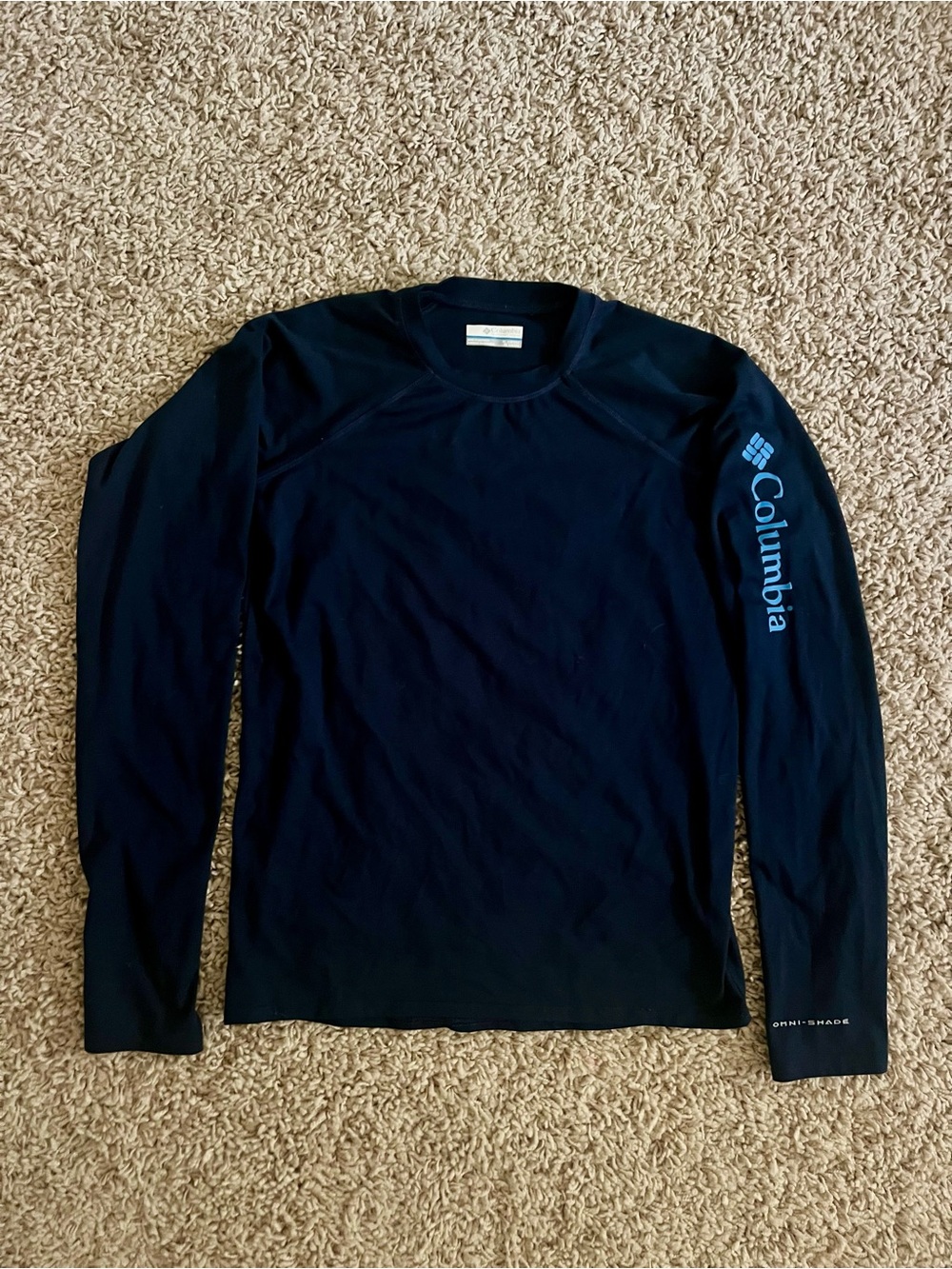 Columbia Youth XL Navy Blue Long Sleeve Shirt
